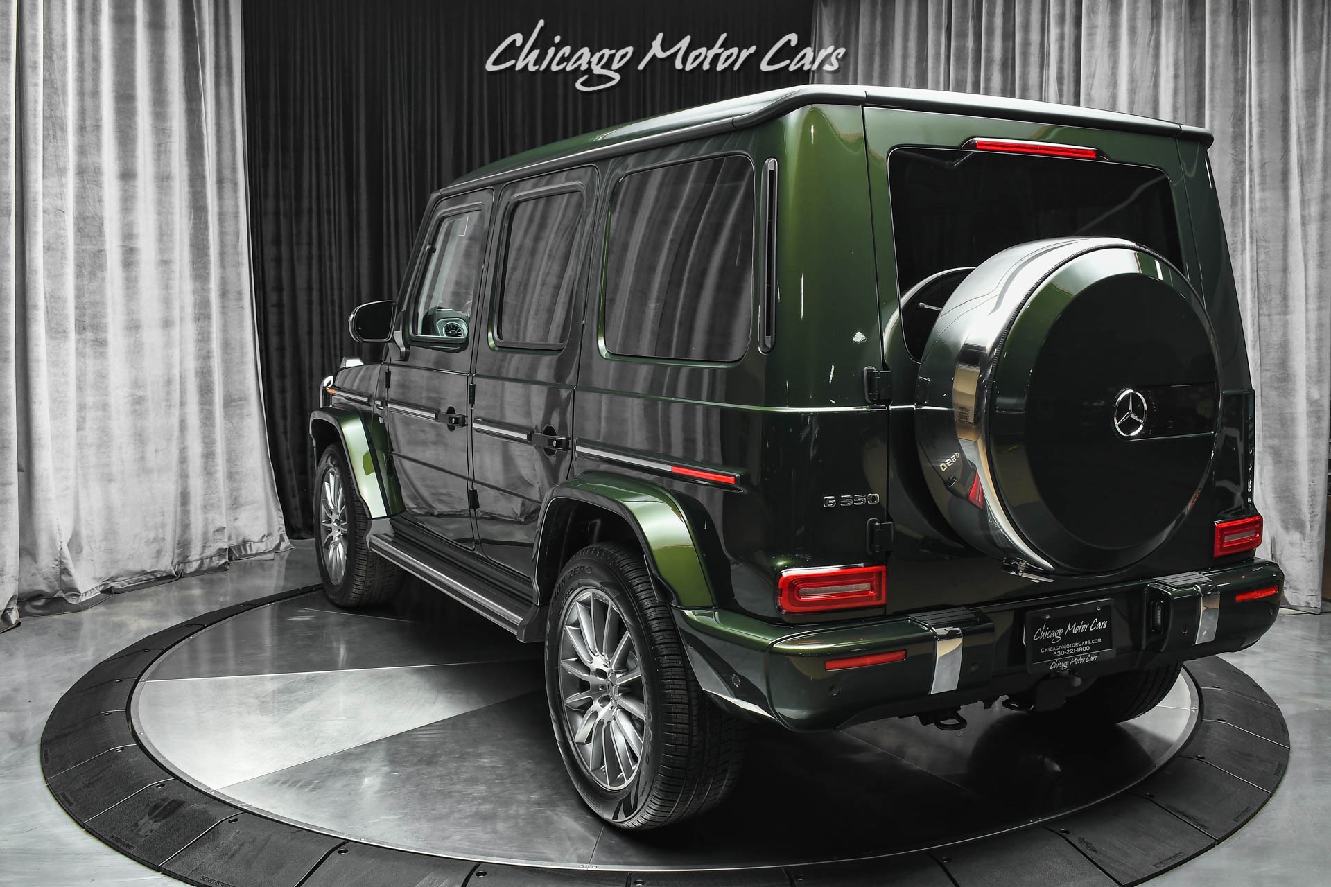 Used-2021-Mercedes-Benz-G550-4MATIC-RARE-Olive-Metallic-Paint-Exclusive-Interior-Package-PLUS