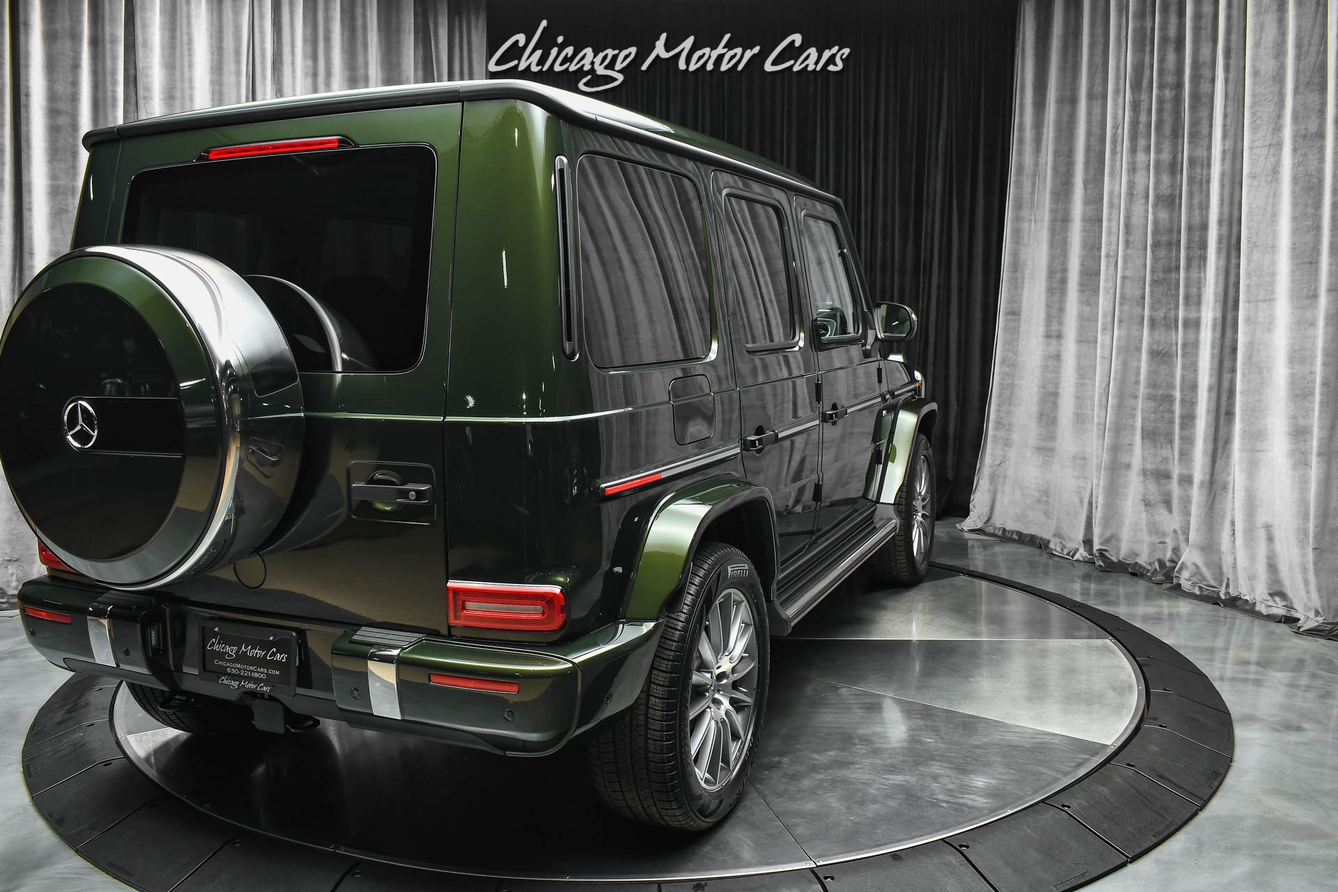 Used-2021-Mercedes-Benz-G550-4MATIC-RARE-Olive-Metallic-Paint-Exclusive-Interior-Package-PLUS