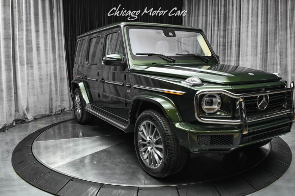 Used-2021-Mercedes-Benz-G550-4MATIC-RARE-Olive-Metallic-Paint-Exclusive-Interior-Package-PLUS