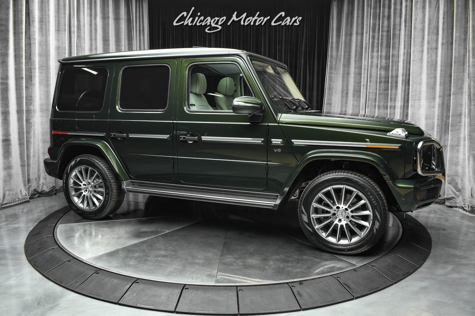 Used-2021-Mercedes-Benz-G550-4MATIC-RARE-Olive-Metallic-Paint-Exclusive-Interior-Package-PLUS