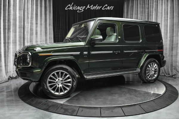 Used 2021 Mercedes-Benz G550 4MATIC RARE Olive Metallic Paint! Exclusive Interior Package PLUS! for sale Sold at Chicago Motor Cars in West Chicago IL 60185 1