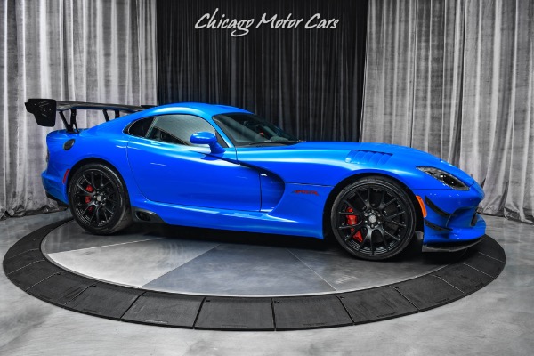 Used 2016 Dodge Viper ACR Extreme Aero Package! ONLY 11 MILES! COMPETITION BLUE! for sale Sold at Chicago Motor Cars in West Chicago IL 60185 6