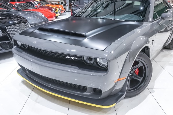 Used 2018 Dodge Challenger SRT Demon BLACK SATIN HOOD! ONLY 594 MILES! BONE STOCK! ONLY 264 DESTROYER GREY PRODU for sale Sold at Chicago Motor Cars in West Chicago IL 60185 5
