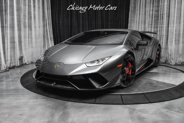 Used 2019 Lamborghini Huracan LP640-4 Performante Coupe Only 5k Miles! Forged Carbon Fiber! FULL Xpel PPF for sale Sold at Chicago Motor Cars in West Chicago IL 60185 2