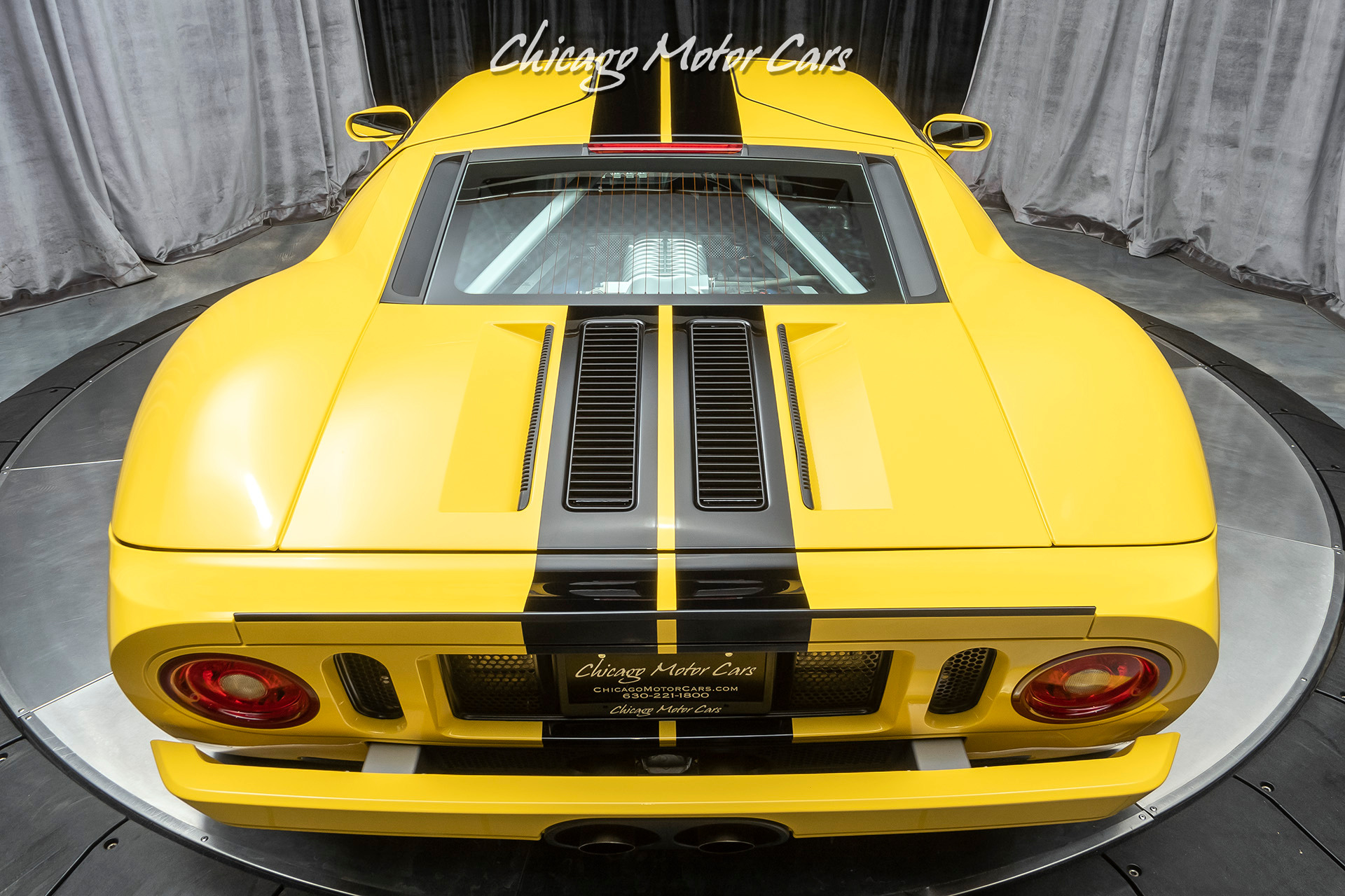 Used-2006-Ford-GT-Only-523-Miles-All-4-Options-Collection-Quality-Super-RARE-in-Yellow