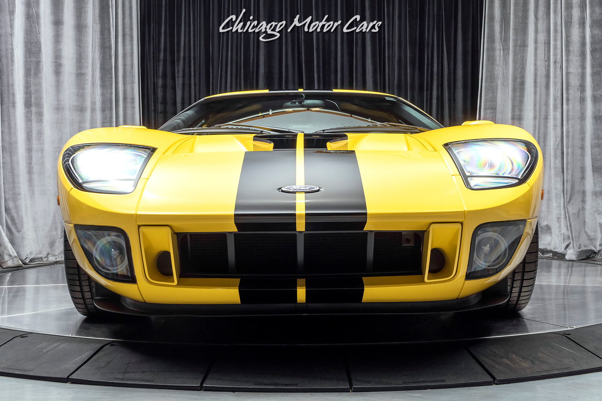 Used-2006-Ford-GT-Only-523-Miles-All-4-Options-Collection-Quality-Super-RARE-in-Yellow