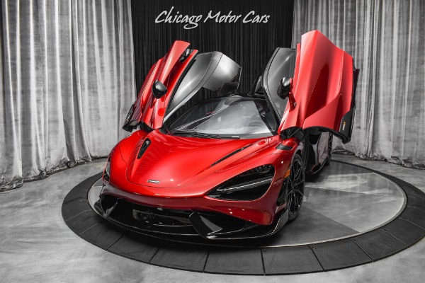 Used 2021 Mclaren 765LT Coupe MSO CLUB SPORT PKG! MSO BLACK PKG! ROOF SCOOP! CERAMIC COATED & PPF! for sale Sold at Chicago Motor Cars in West Chicago IL 60185 2