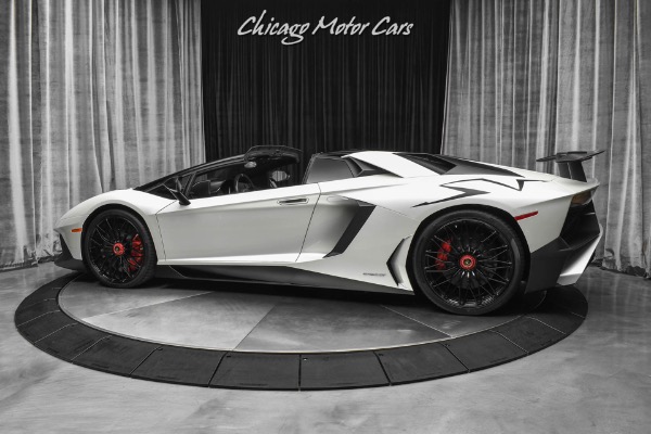 Used 2017 Lamborghini Aventador LP750-4 SV $584k+MSRP! Upgraded Exhaust! Balloon White Pearl! for sale Sold at Chicago Motor Cars in West Chicago IL 60185 3