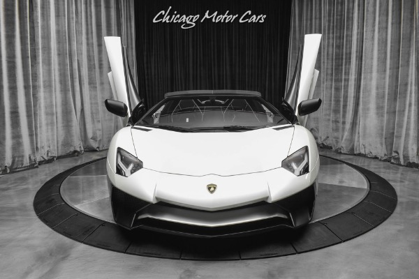 Used-2017-Lamborghini-Aventador-LP750-4-SV-584kMSRP-Upgraded-Exhaust-Balloon-White-Pearl