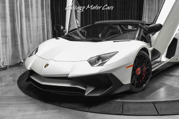 Used-2017-Lamborghini-Aventador-LP750-4-SV-584kMSRP-Upgraded-Exhaust-Balloon-White-Pearl