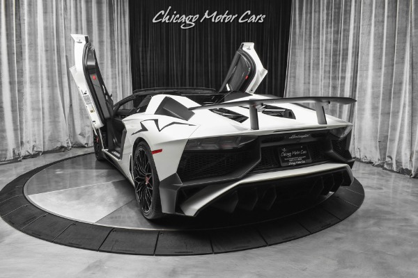 Used-2017-Lamborghini-Aventador-LP750-4-SV-584kMSRP-Upgraded-Exhaust-Balloon-White-Pearl