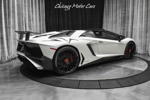 Used 2017 Lamborghini Aventador LP750-4 SV $584k+MSRP! Upgraded Exhaust! Balloon White Pearl! for sale Sold at Chicago Motor Cars in West Chicago IL 60185 5