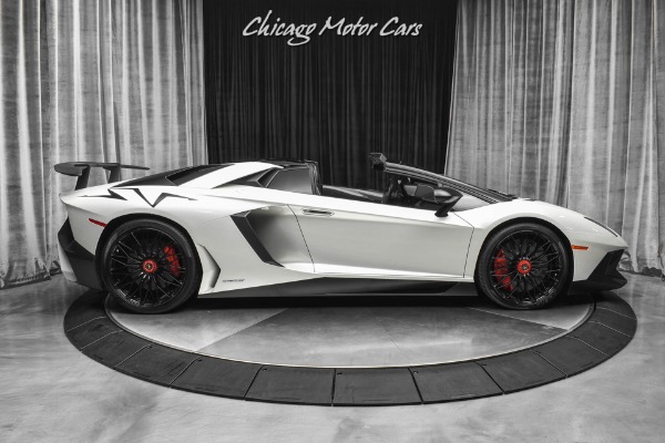 Used-2017-Lamborghini-Aventador-LP750-4-SV-584kMSRP-Upgraded-Exhaust-Balloon-White-Pearl