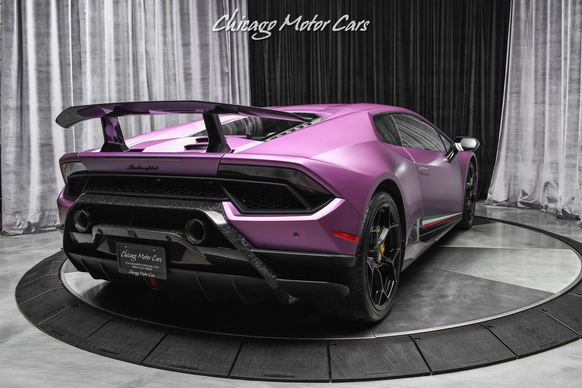 Used-2018-Lamborghini-Huracan-LP640-4-Performante-Only-1450-Miles-RARE-1of1-Matte-Viola-30th-SE-Loaded