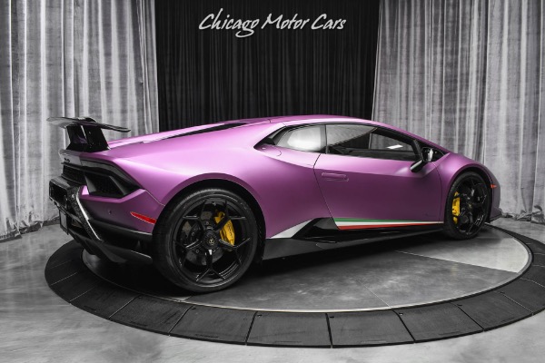 Used 2018 Lamborghini Huracan LP640-4 Performante Only 1450 Miles! RARE 1of1 Matte Viola 30th SE Loaded! for sale Sold at Chicago Motor Cars in West Chicago IL 60185 5