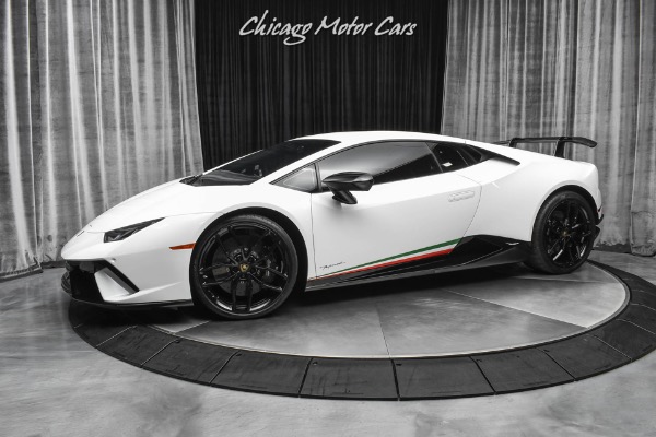 Used 2018 Lamborghini Huracan LP640-4 Performante Carbon Bucket Seats Lift System! Laser Engraved Package for sale Sold at Chicago Motor Cars in West Chicago IL 60185 1