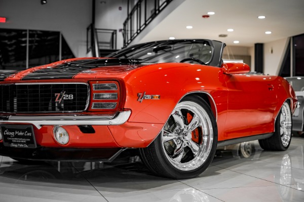 Used 2001 Chevrolet Camaro Z28 CONVERTIBLE 1969 Resto-Mod 1 OF 1! MODERN RELIABILITY AND PERFORMANCE! 69 LOOK ON A 2001 BODY! for sale Sold at Chicago Motor Cars in West Chicago IL 60185 3