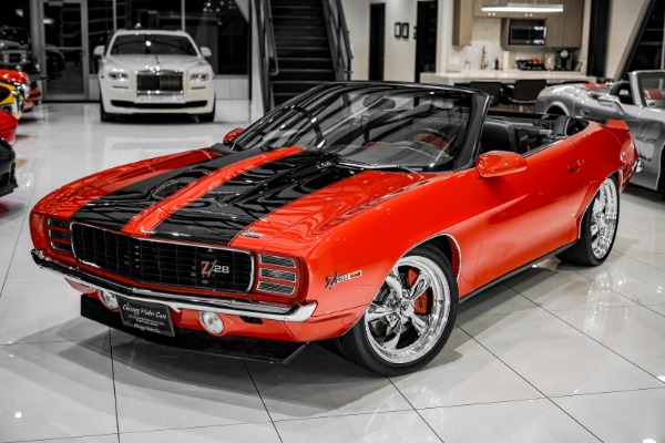 Used 2001 Chevrolet Camaro Z28 CONVERTIBLE 1969 Resto-Mod 1 OF 1! MODERN RELIABILITY AND PERFORMANCE! 69 LOOK ON A 2001 BODY! for sale Sold at Chicago Motor Cars in West Chicago IL 60185 4