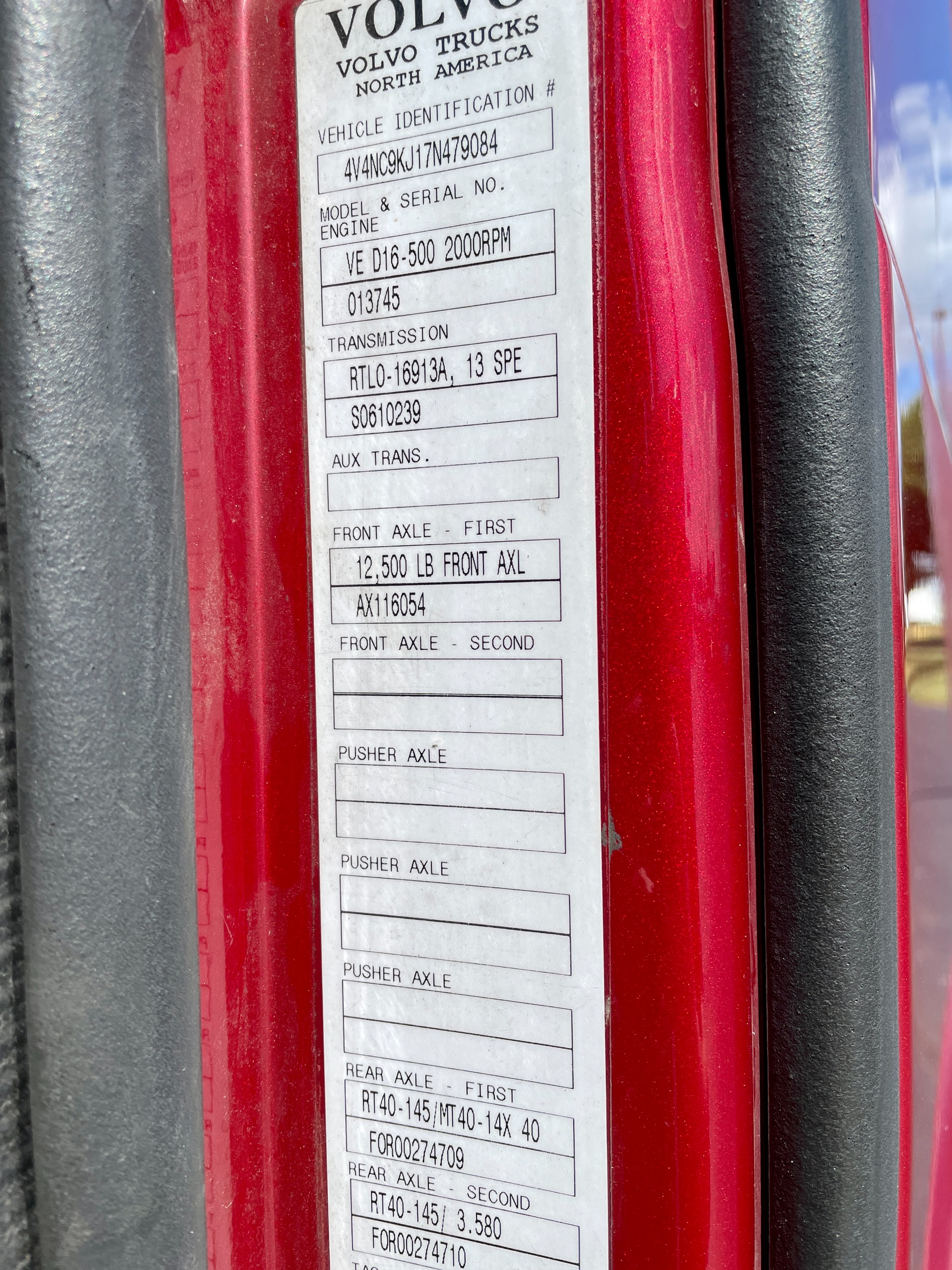 Volvo vnl manual