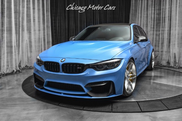 Used 2018 BMW M3 Sedan EXECUTIVE PKG! M DUAL-CLUTCH TRANS! CARBON FIBER! for sale Sold at Chicago Motor Cars in West Chicago IL 60185 2