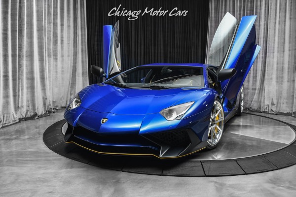Used 2017 Lamborghini Aventador SV LP750-4 Coupe 5 Year Factory Warranty! Vossen Wheels! Novitec Upgrades! for sale Sold at Chicago Motor Cars in West Chicago IL 60185 2