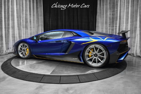 Used 2017 Lamborghini Aventador SV LP750-4 Coupe 5 Year Factory Warranty! Vossen Wheels! Novitec Upgrades! for sale Sold at Chicago Motor Cars in West Chicago IL 60185 3