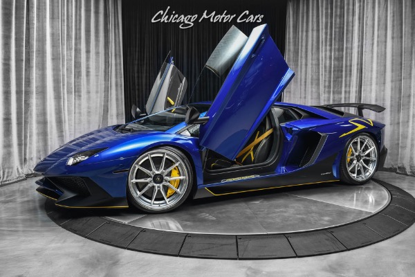 Used 2017 Lamborghini Aventador SV LP750-4 Coupe 5 Year Factory Warranty! Vossen Wheels! Novitec Upgrades! for sale Sold at Chicago Motor Cars in West Chicago IL 60185 1