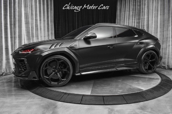 Used 2020 Lamborghini Urus SUV MANSORY Wide Body Carbonado Stealth SAVAGE Edition! Full Carbon Fiber! for sale Sold at Chicago Motor Cars in West Chicago IL 60185 1