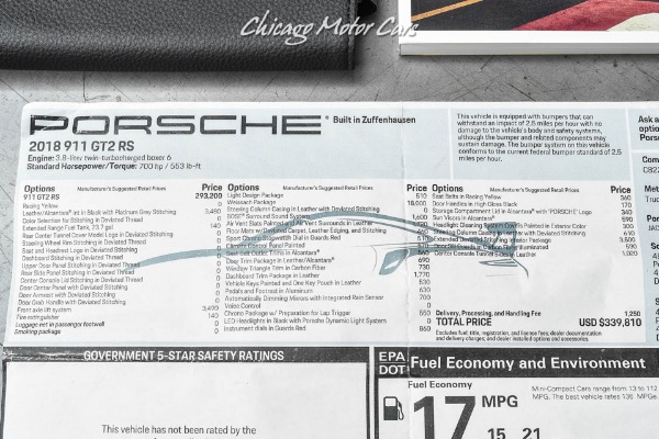 Used-2018-Porsche-911-GT2-RS-Weissach-Coupe-IPE-Exhaust-CXX-Interior-Magnesium-Wheels