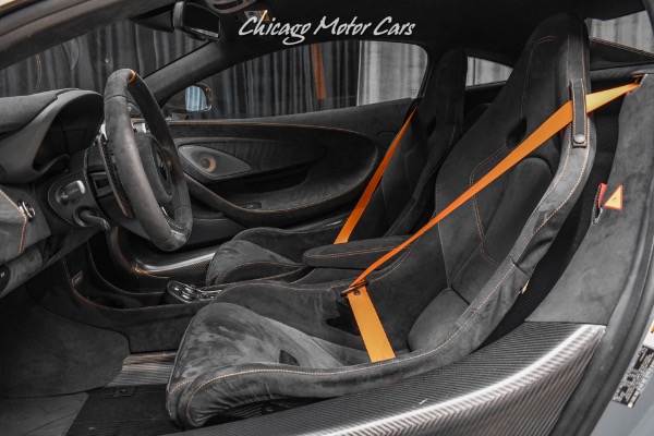 Used-2019-McLaren-600LT-Coupe-RARE-Chicane-Grey-TONS-of-Carbon-Fiber-LOW-Miles-Serviced-LOADED