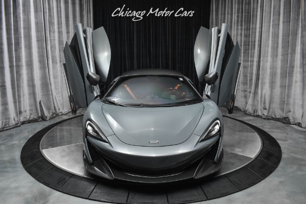 Used-2019-McLaren-600LT-Coupe-RARE-Chicane-Grey-TONS-of-Carbon-Fiber-LOW-Miles-Serviced-LOADED