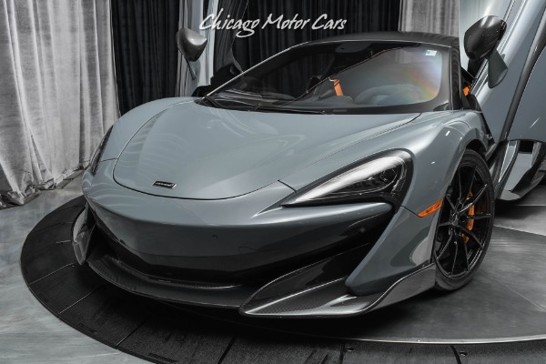 Used-2019-McLaren-600LT-Coupe-RARE-Chicane-Grey-TONS-of-Carbon-Fiber-LOW-Miles-Serviced-LOADED