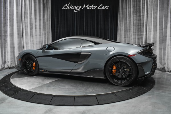 Used-2019-McLaren-600LT-Coupe-RARE-Chicane-Grey-TONS-of-Carbon-Fiber-LOW-Miles-Serviced-LOADED