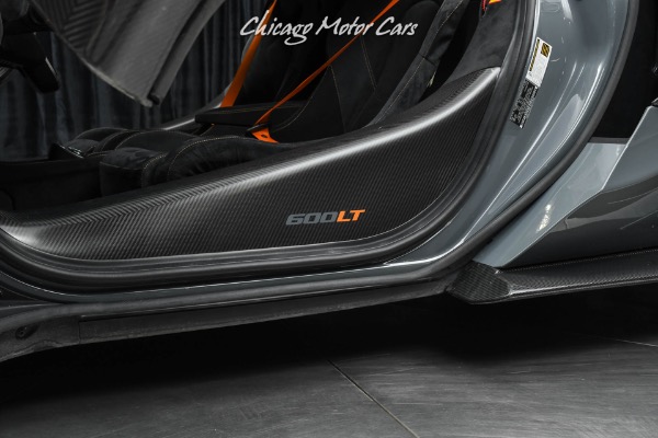 Used-2019-McLaren-600LT-Coupe-RARE-Chicane-Grey-TONS-of-Carbon-Fiber-LOW-Miles-Serviced-LOADED