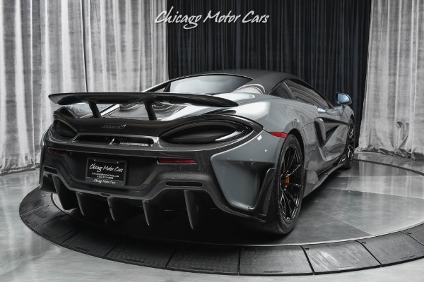 Used-2019-McLaren-600LT-Coupe-RARE-Chicane-Grey-TONS-of-Carbon-Fiber-LOW-Miles-Serviced-LOADED