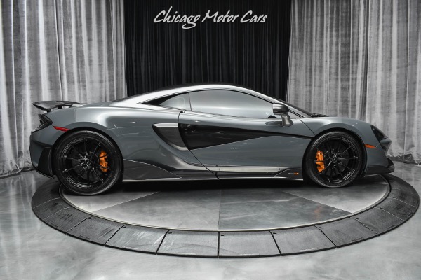Used-2019-McLaren-600LT-Coupe-RARE-Chicane-Grey-TONS-of-Carbon-Fiber-LOW-Miles-Serviced-LOADED