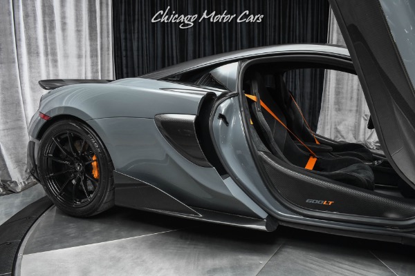 Used-2019-McLaren-600LT-Coupe-RARE-Chicane-Grey-TONS-of-Carbon-Fiber-LOW-Miles-Serviced-LOADED