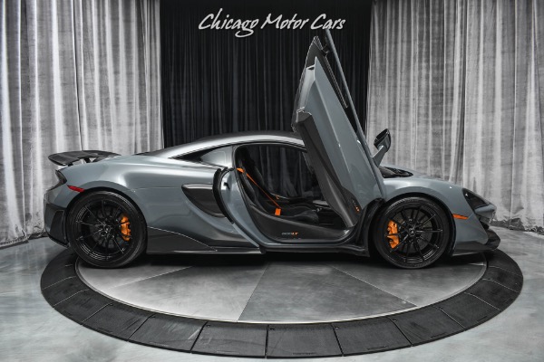 Used-2019-McLaren-600LT-Coupe-RARE-Chicane-Grey-TONS-of-Carbon-Fiber-LOW-Miles-Serviced-LOADED