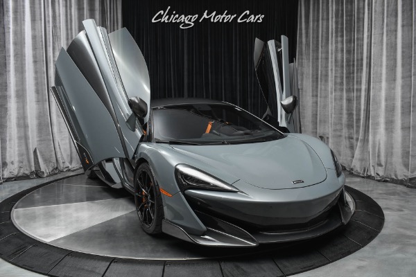 Used-2019-McLaren-600LT-Coupe-RARE-Chicane-Grey-TONS-of-Carbon-Fiber-LOW-Miles-Serviced-LOADED