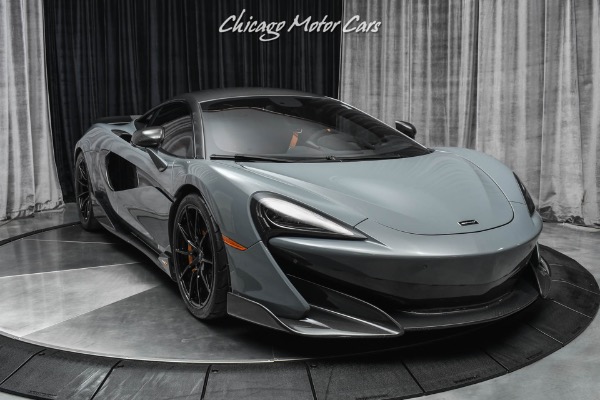 Used-2019-McLaren-600LT-Coupe-RARE-Chicane-Grey-TONS-of-Carbon-Fiber-LOW-Miles-Serviced-LOADED