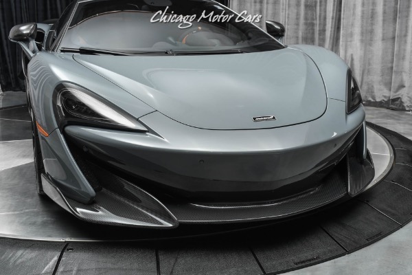 Used-2019-McLaren-600LT-Coupe-RARE-Chicane-Grey-TONS-of-Carbon-Fiber-LOW-Miles-Serviced-LOADED