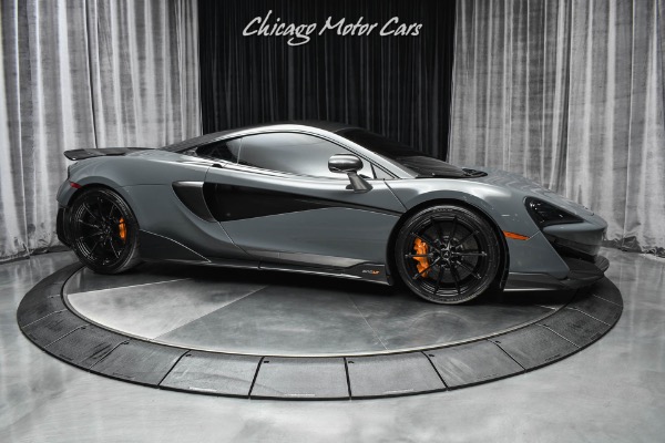 Used-2019-McLaren-600LT-Coupe-RARE-Chicane-Grey-TONS-of-Carbon-Fiber-LOW-Miles-Serviced-LOADED