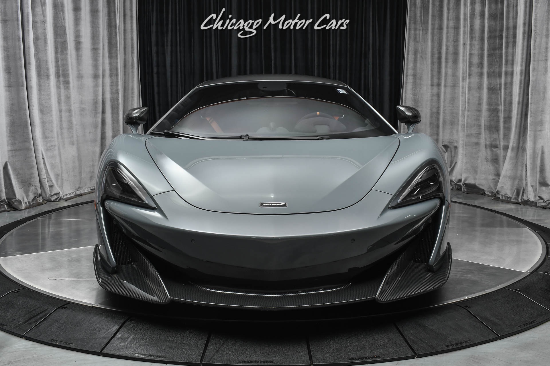 Used-2019-McLaren-600LT-Coupe-RARE-Chicane-Grey-TONS-of-Carbon-Fiber-LOW-Miles-Serviced-LOADED