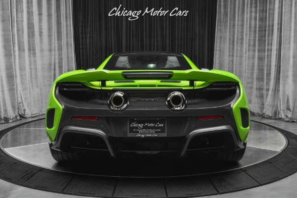 Used 2016 McLaren 675LT Coupe Carbon Fiber Exterior Upgrade Pack! Rare Napier Green! for sale Sold at Chicago Motor Cars in West Chicago IL 60185 4