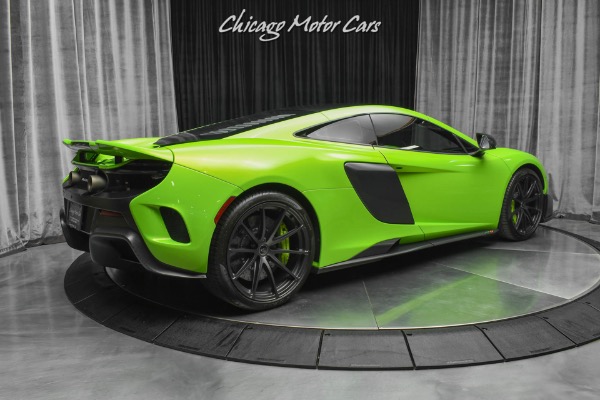 Used 2016 McLaren 675LT Coupe Carbon Fiber Exterior Upgrade Pack! Rare Napier Green! for sale Sold at Chicago Motor Cars in West Chicago IL 60185 5