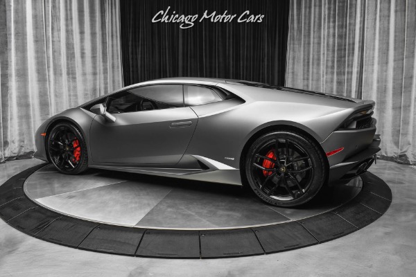 Used 2015 Lamborghini Huracan LP 610-4 Akrapovic Exhaust! Serviced! Factory Matte Grey! for sale Sold at Chicago Motor Cars in West Chicago IL 60185 3