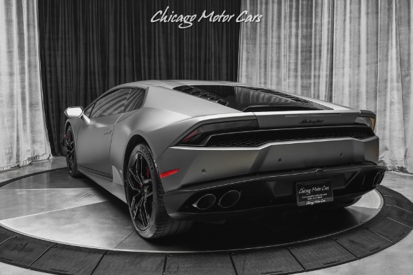 Used-2015-Lamborghini-Huracan-LP-610-4-Akrapovic-Exhaust-Serviced-Factory-Matte-Grey