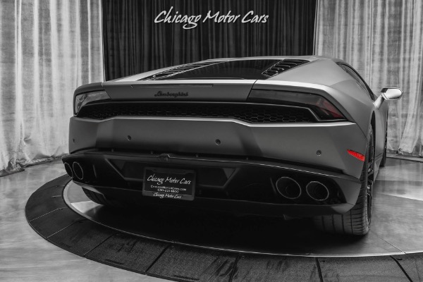 Used-2015-Lamborghini-Huracan-LP-610-4-Akrapovic-Exhaust-Serviced-Factory-Matte-Grey