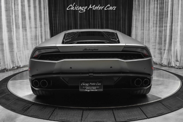 Used 2015 Lamborghini Huracan LP 610-4 Akrapovic Exhaust! Serviced! Factory Matte Grey! for sale Sold at Chicago Motor Cars in West Chicago IL 60185 4