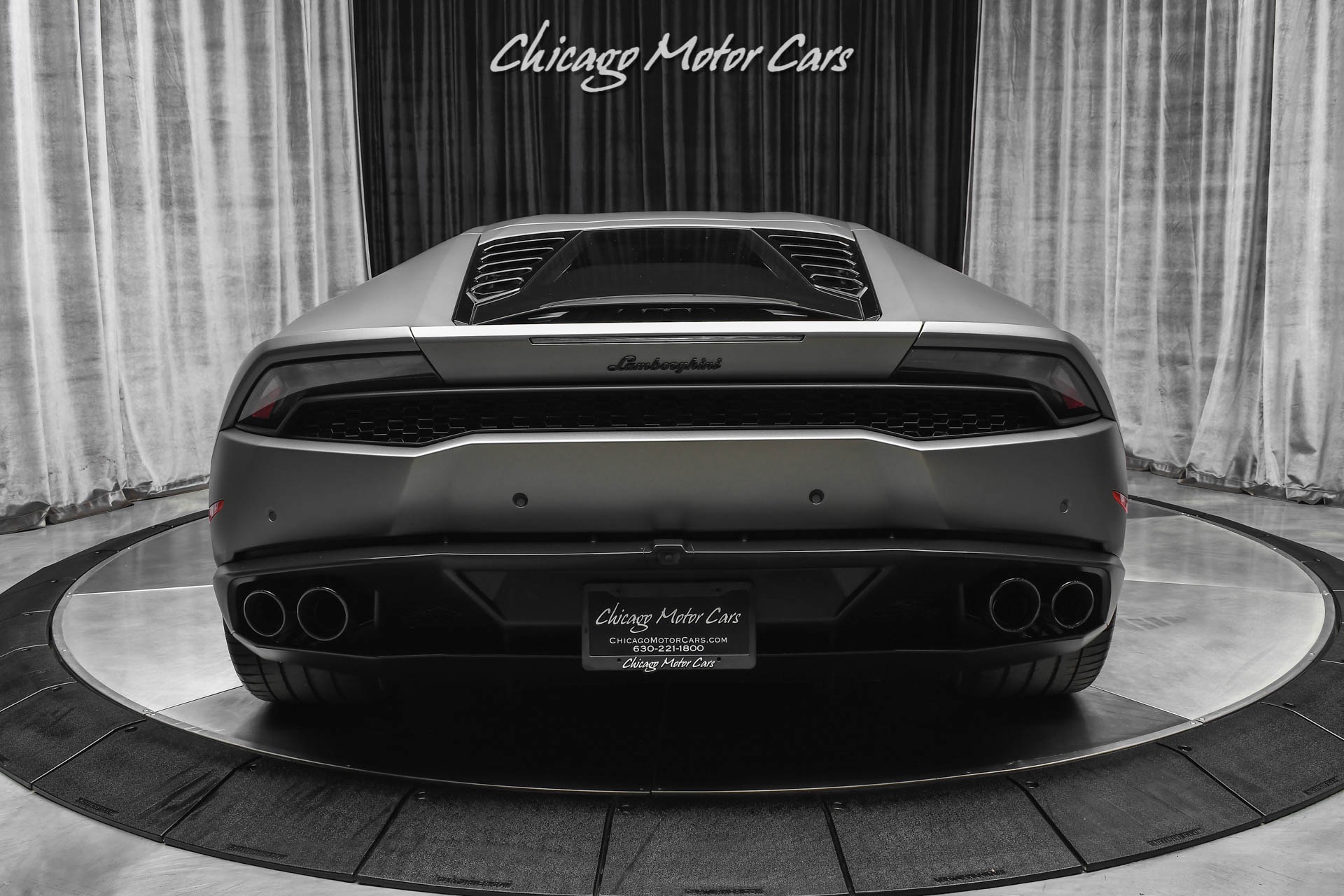 Used-2015-Lamborghini-Huracan-LP-610-4-Akrapovic-Exhaust-Serviced-Factory-Matte-Grey